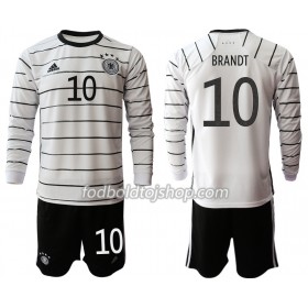 Tyskland Julian Brandt 10 Børn Hjemme Fodboldsæt EURO 2020 L/S (+ Korte bukser)